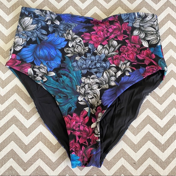 Lululemon Floral High Waisted Cheeky Bikini Bottom